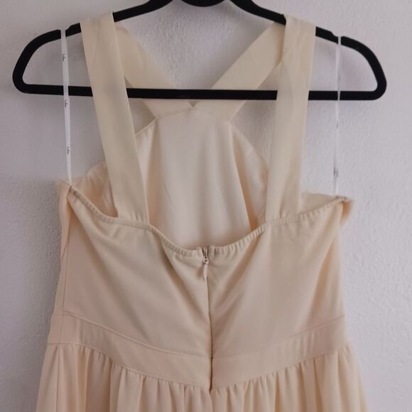 Lulus Air of Romance Cream Maxi Dress size L - Picture 6 of 11